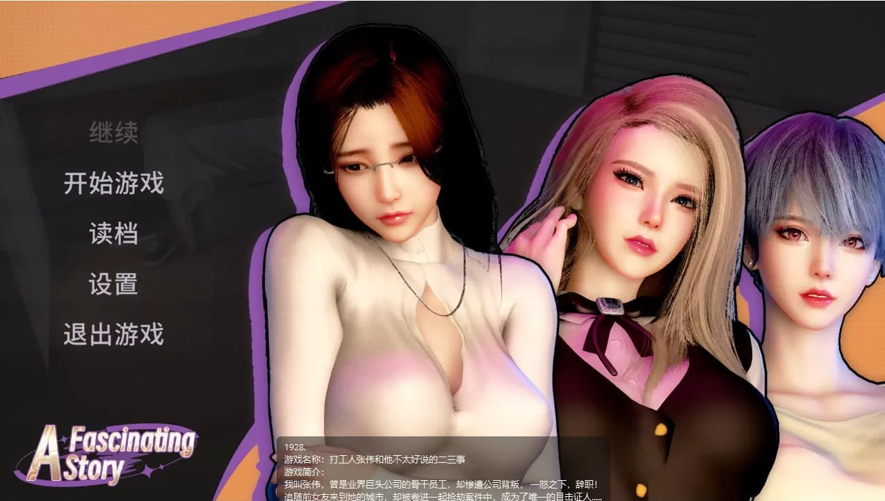 【神品SLG/动态/官中】打工人张伟和他不太好说的二三事完整版【PC/CV/无码】
